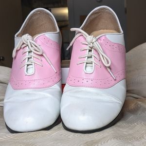Pink Saddle Shoes